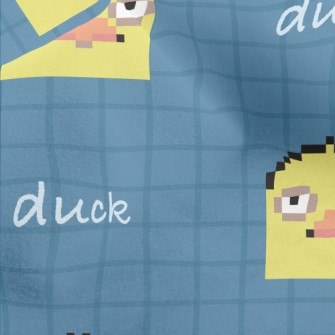 Pixel Style World-weary Bird Micro Fleece