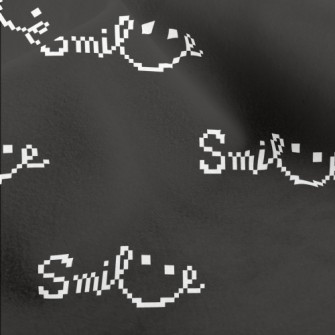 Pixel Style Smile English Micro Fleece