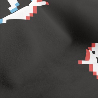 Pixel Style Ghost Micro Fleece