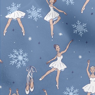Woman Dancing Ballet Micro Fleece