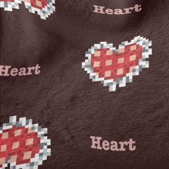 Pixel Style Love Gem Minky
