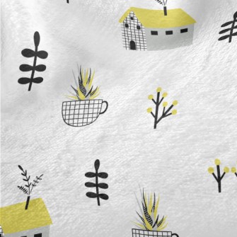 Simple Style House Teacup Minky