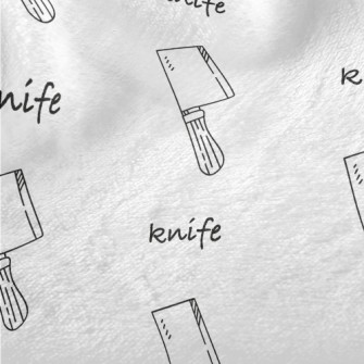 Kitchen Knife With Simple Line Minky
