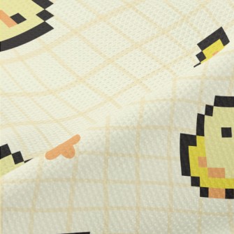 Pixel Cute Chicken Piqué