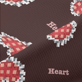 Pixel Style Love Gem Piqué