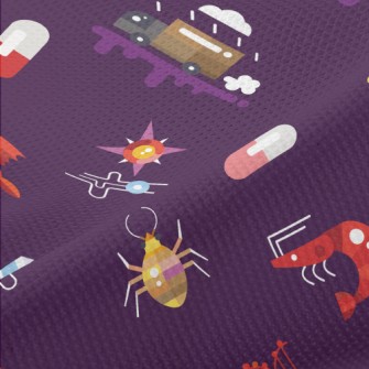 Allergy And Allergens Pattern Piqué