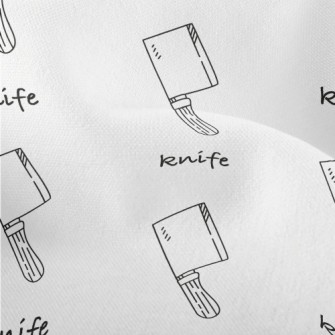 Kitchen Knife With Simple Line Lightweight Performance Linen