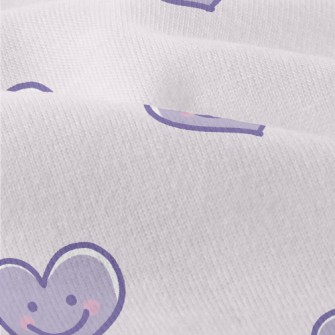 Cute Purple Smiling Love Heart Modern Jersey
