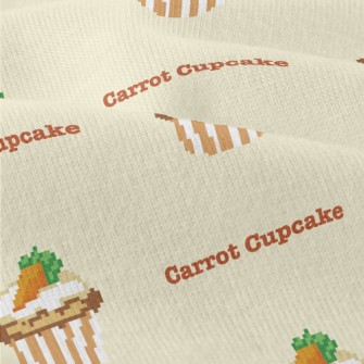 Pixel Style Carrot Cupcake Modern Jersey