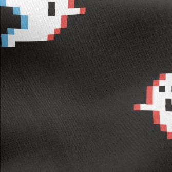 Pixel Style Ghost Jersey Backed Fleece