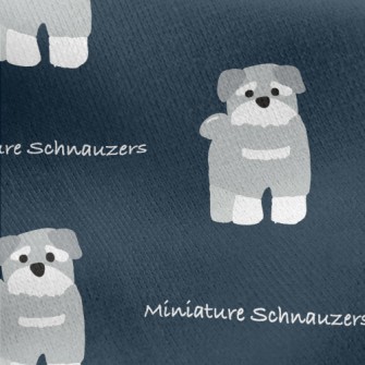 Gray Color Dog Jersey Backed Fleece