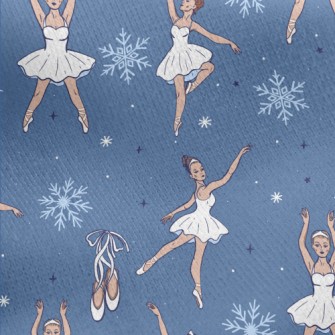 Woman Dancing Ballet Jersey Backed Fleece