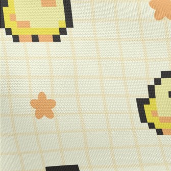 Pixel Cute Chicken Pongee