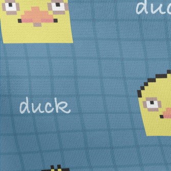 Pixel Style World-weary Bird Pongee