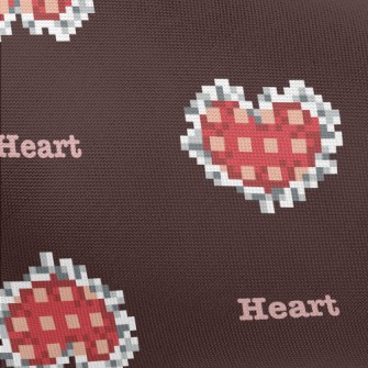 Pixel Style Love Gem Pongee