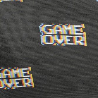 Pixel Style Game Over English Pongee