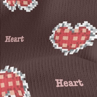 Pixel Style Love Gem Stretch Jersey