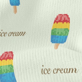 Pixel Style Colorful Popsicles Stretch Jersey