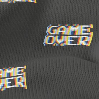 Pixel Style Game Over English Stretch Jersey