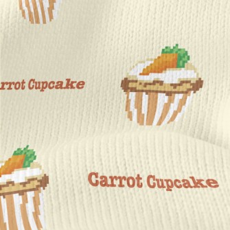 Pixel Style Carrot Cupcake Stretch Jersey