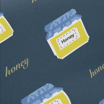 Sweet Honey In Pixel Style Midweight Cotton Poplin