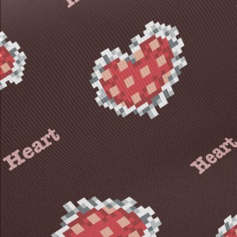 Pixel Style Love Gem Midweight Cotton Poplin
