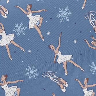 Woman Dancing Ballet Midweight Cotton Poplin