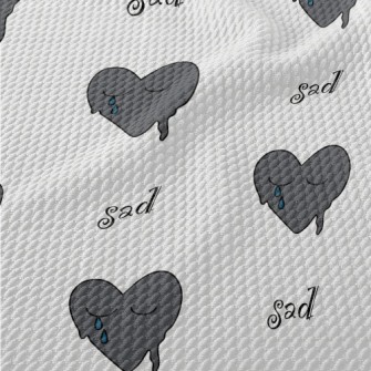 Melting Sad Love Birdseye Piqué