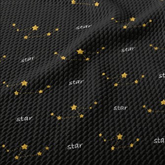 Shining Simple Stars Birdseye Piqué