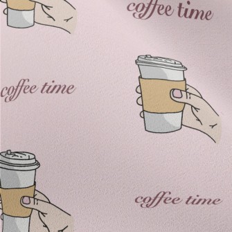 Hands Holding Aromatic Coffee Chiffon