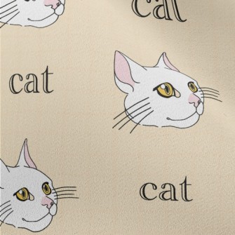 Realistic And Simple Cat Chiffon