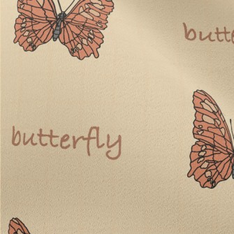Detailed Realistic Butterfly Chiffon