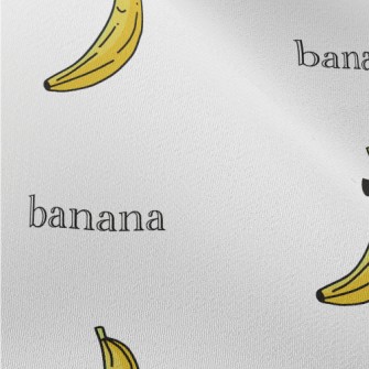 Banana Wearing Sunglasses Chiffon