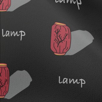 Chinese Style Red Lantern Chiffon
