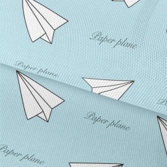White Paper Airplane Waterproof Oxford