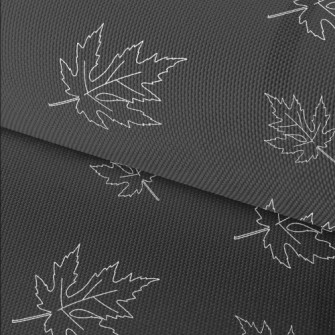 Maple Leaf With Simple Lines Waterproof Oxford