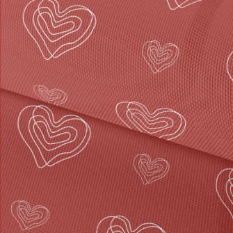 Twisted Lines Love Waterproof Oxford