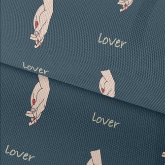 Loving Hand In Hand Pattern Waterproof Oxford