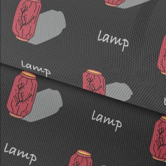 Chinese Style Red Lantern Waterproof Oxford