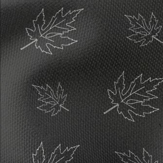 Maple Leaf With Simple Lines Waterproof Canvas