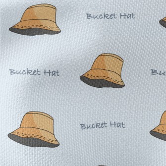 Plain Style Bucket Hat Waterproof Canvas