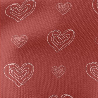 Twisted Lines Love Waterproof Canvas