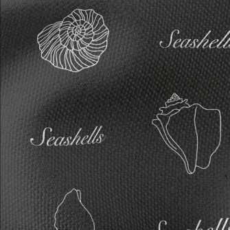 Simple Line Shells Waterproof Canvas