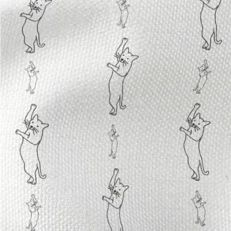 Standing Dancing Cat Waterproof Canvas