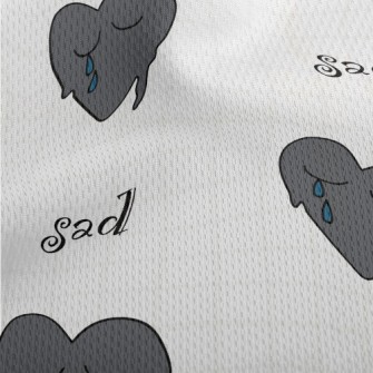 Melting Sad Love Athletic Mesh Flat Back
