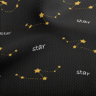 Shining Simple Stars Athletic Mesh Flat Back