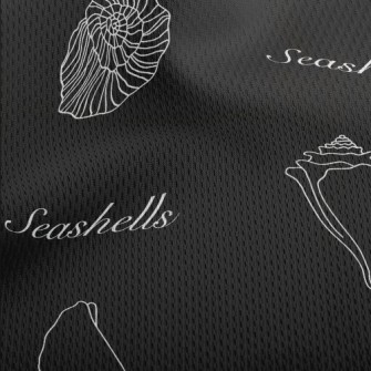 Simple Line Shells Athletic Mesh Flat Back