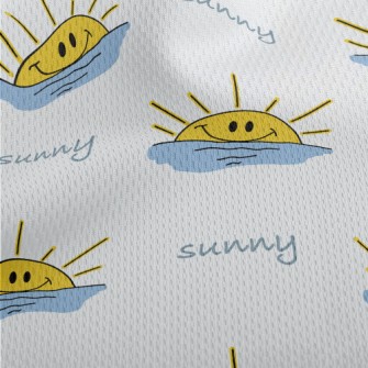 The Smiling Sun Athletic Mesh Flat Back