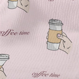 Hands Holding Aromatic Coffee Terry