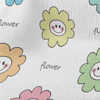 Colorful Smiling Flowers Terry